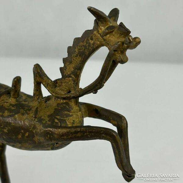 Mid-century bronz ló szobor