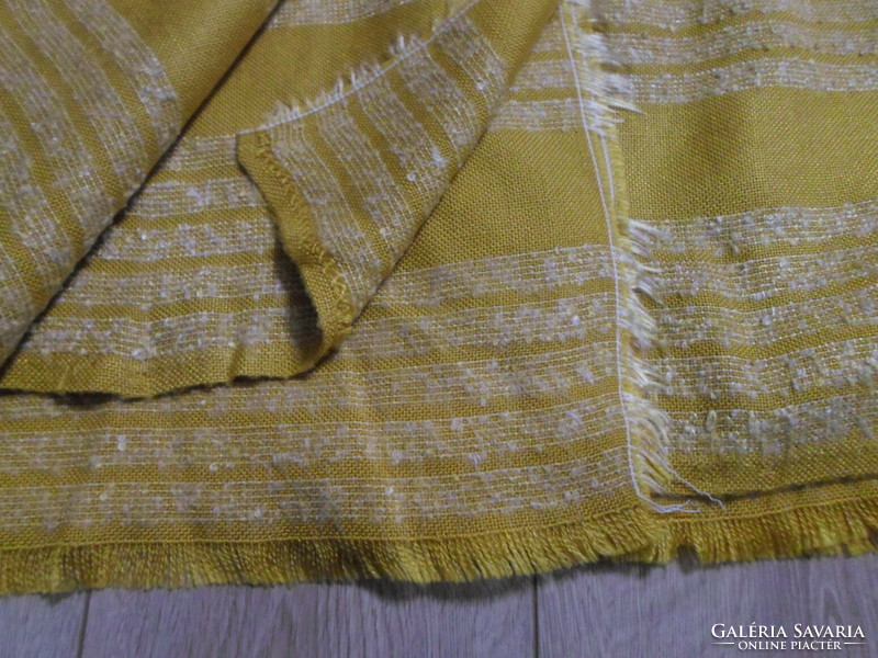 Retro curtain 2.: Ocher yellow woven