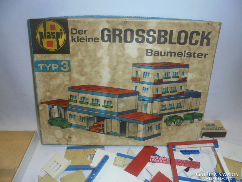Régi építő játék Grossblock