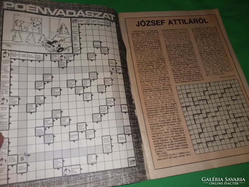 1990. 14. szám FÜLES magyar kultusz rejtvény / képregény újság hibátlan a képek szerint