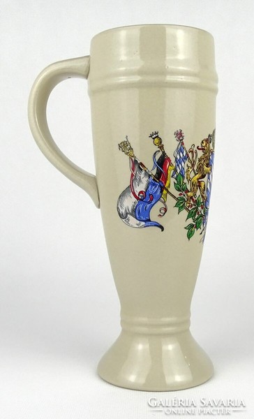 1F443 Bavarian coat of arms ceramic beer mug 24 cm