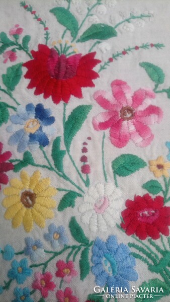 A pillow cover decorated with antique Kalocsa embroidery is a rarity