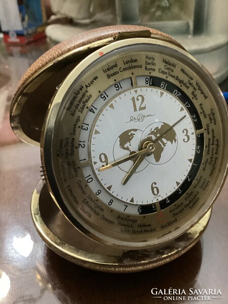 Old Japanese Travel World Clock