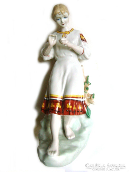 Nagyméretű Polonsky zhk ukrán porcelán figura