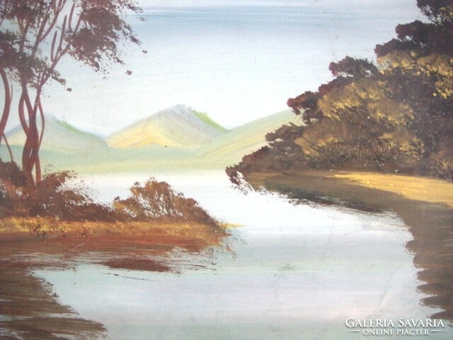 Pastel, watercolor landscape, light, delicate, pleasant sight