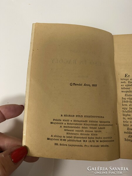 Tamási Áron Bölcső és Bagoly 1957  Hírlapkiadó Vállalat