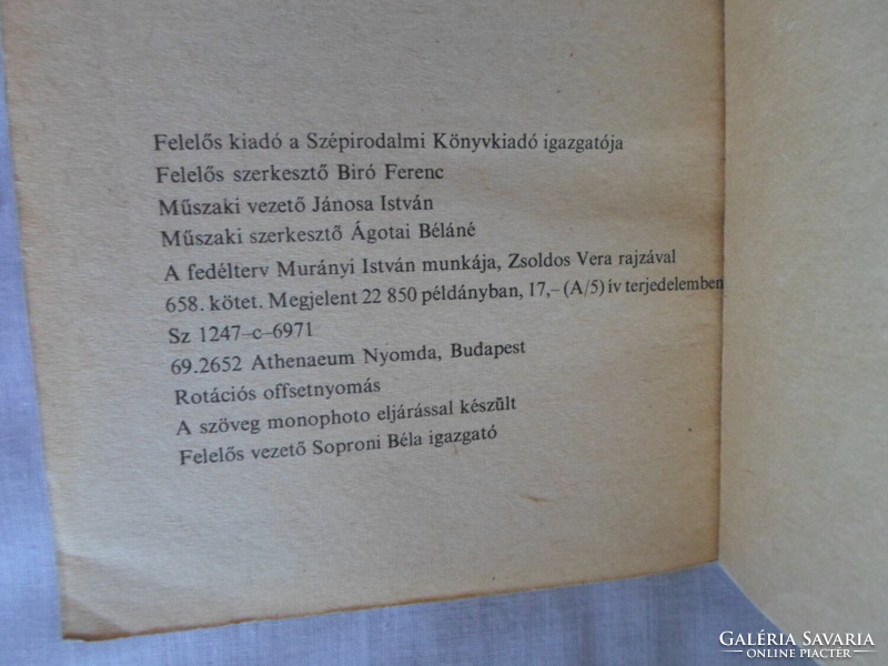 Alphonse Daudet: A nábob (Szépirodalmi, 1969, Olcsó könyvtár; francia irodalom, regény)