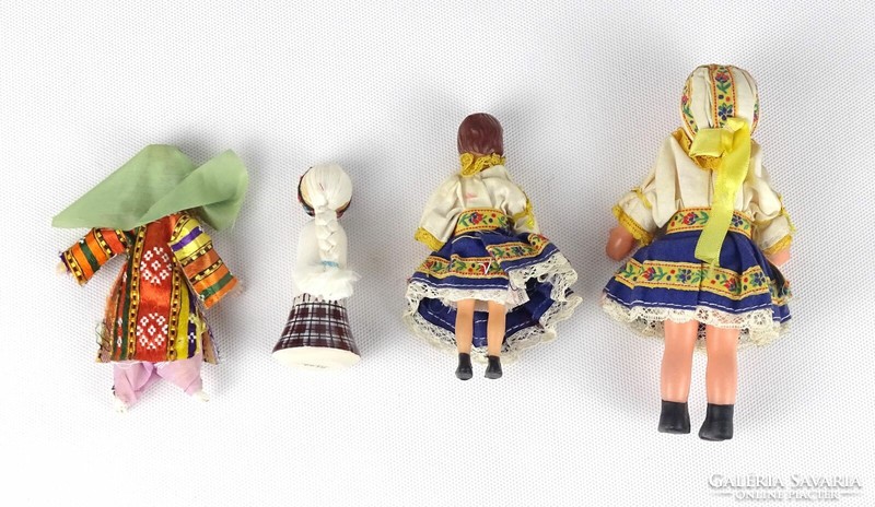 1M292 retro small doll package with clothes 4 pieces