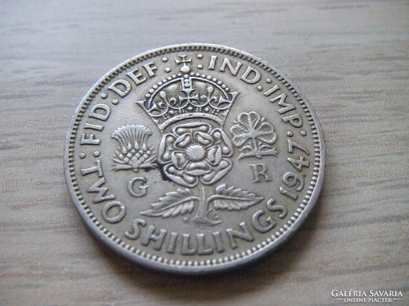 2 Shillings 1947 England