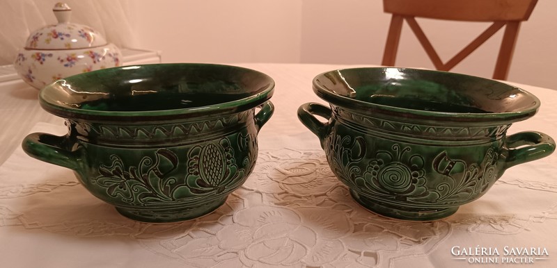 Korondi, green soup / goulash bowls (2 pcs.)