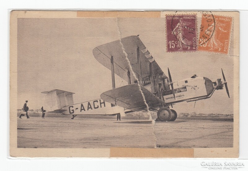 J:01 Repülőről  készült képeslap (Járművek)