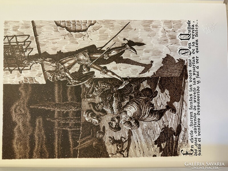 Thirty lithographs of Don Quixote.