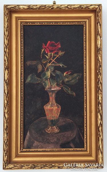 Jobbágyi-hololya oil painting - flower still life guarantee