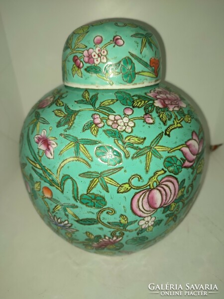 Beautiful old Chinese ginger holder 28 cm high!