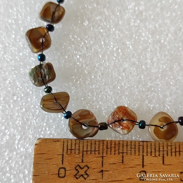 Decorative seashell necklace 43cm