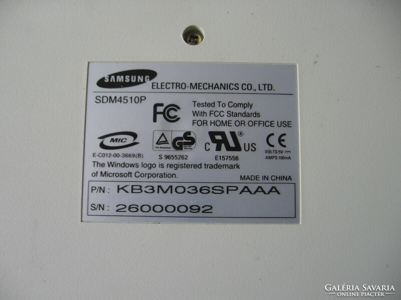 Retro MITSUMI KPQ-E99ZC-13 , SAMSUNG SDM45P , ACORP INTERNATIONAL F-2T számítógép billentyűzet