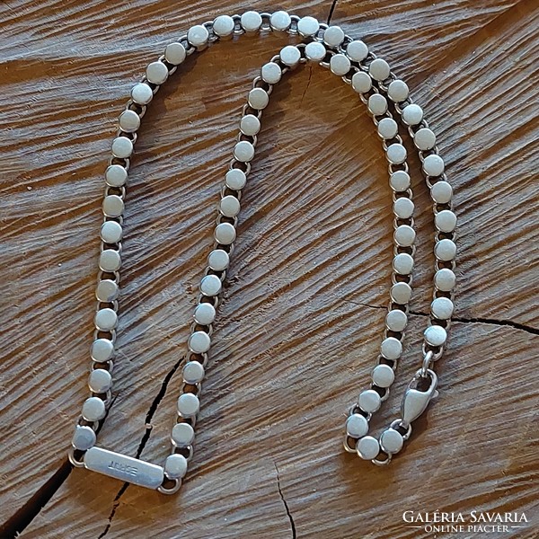 Silver esprit necklace made of special beads