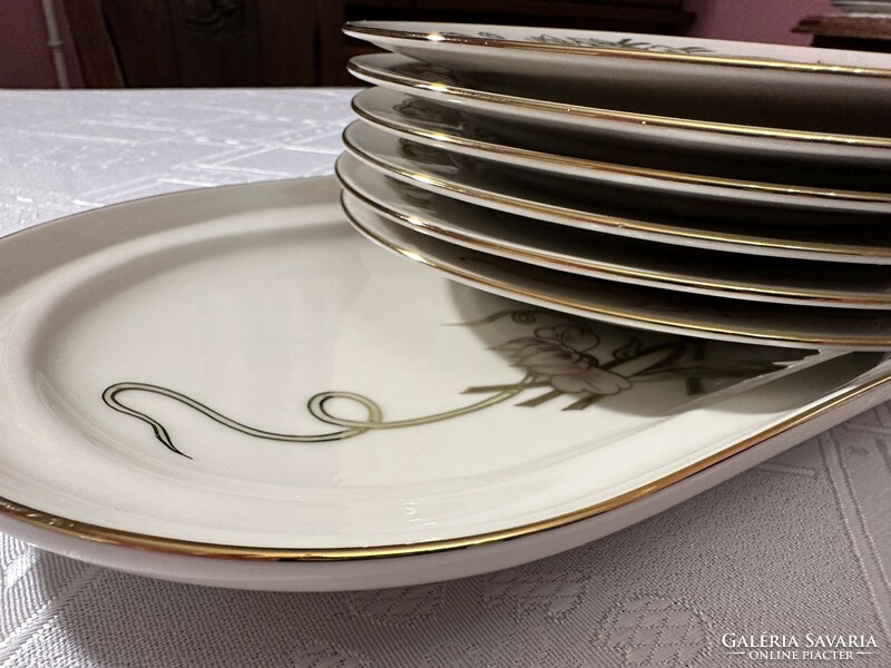 Zsolnay spring sandwich set