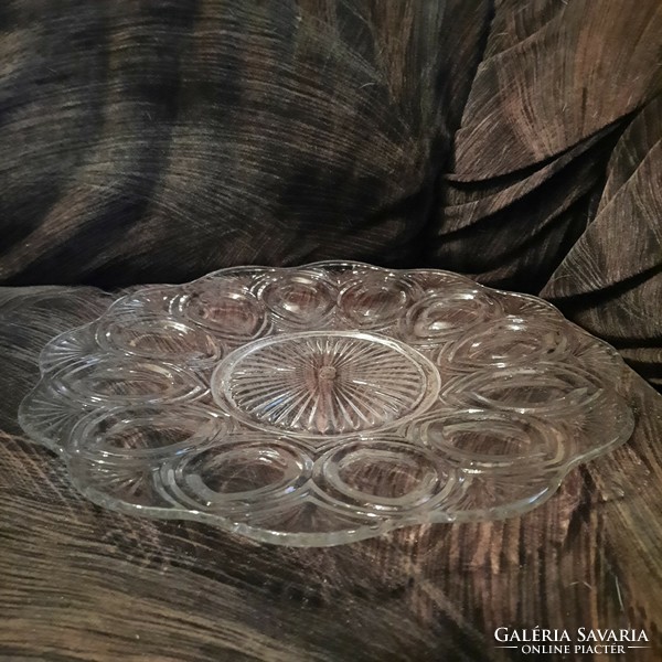 Molded glass plate