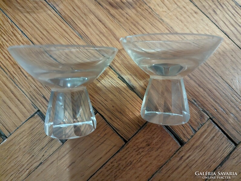 5 Art Deco liqueur glasses (damaged)