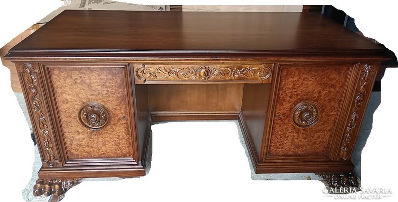 Lion's claw desk, refurbished