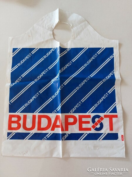Retro scale Budapest advertising bag