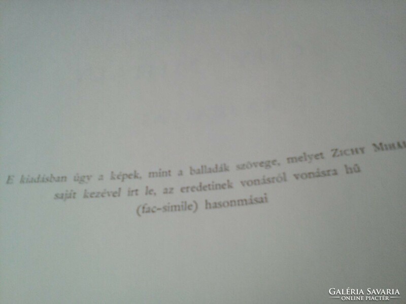 Arany János balladái Zichy Mihály rajzaival (fac-simile) 1989