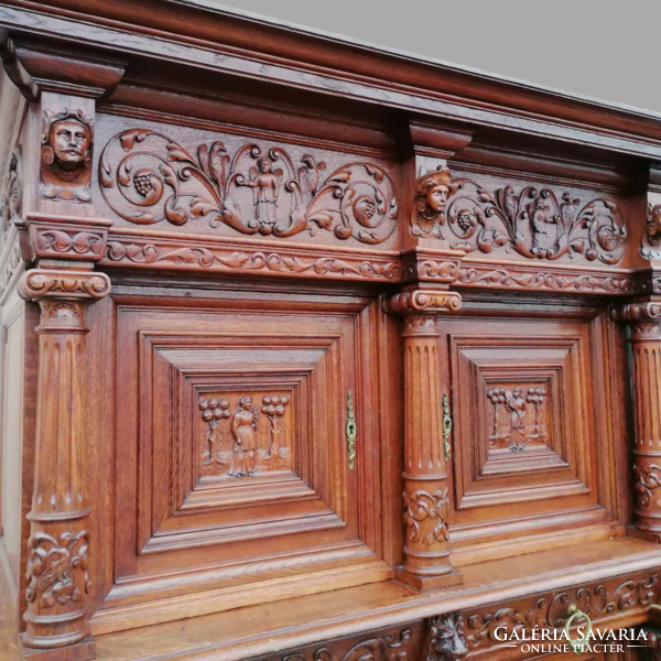 Antique neo-renaissance sideboard