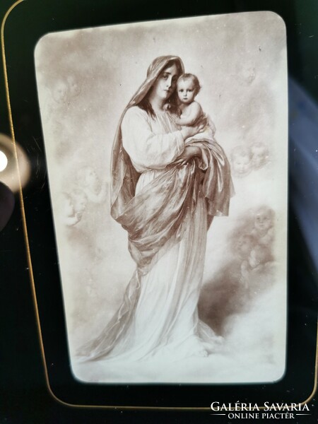 A rare, more than 100-year-old holy image ...The Madonna..Print!T