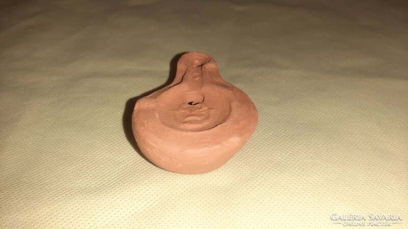 Terracotta candlestick copy