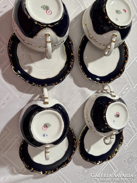 Zsolnay pompadour set of 3 goulash cups