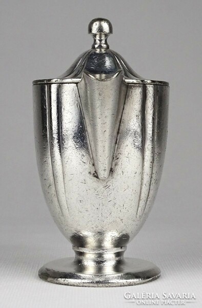 1L062 antique marked silver-plated noble coat-of-arms spout of the xix. From the century