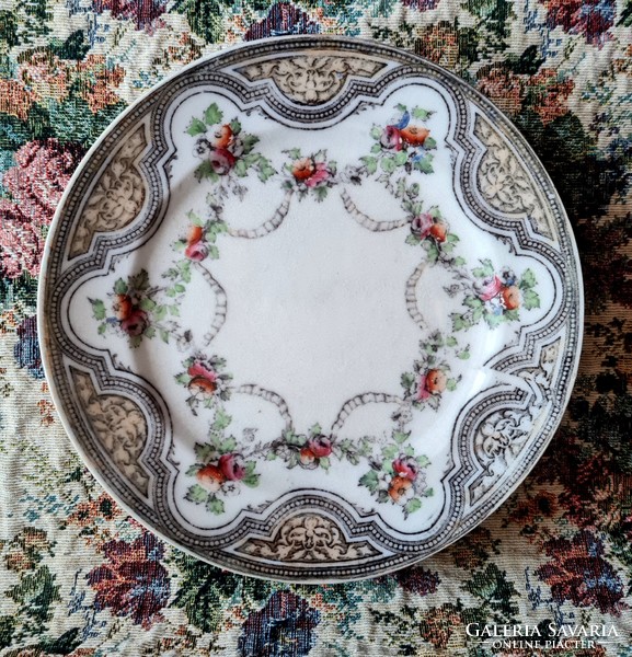 Antique English faience cake plates - burgess, leigh & co - ca.156 years old!