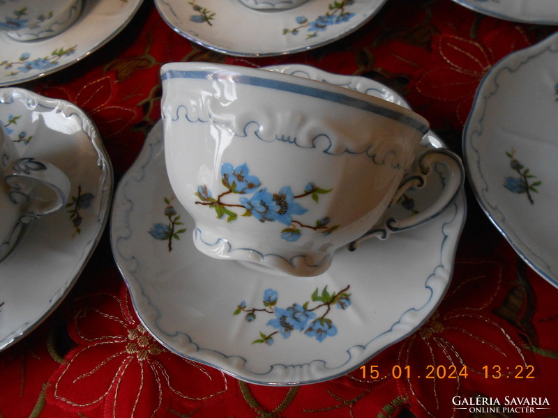 Zsolnay peach blossom pattern tea cup