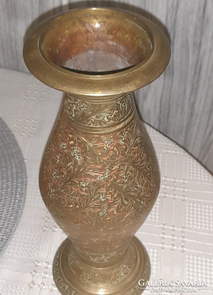 Copper flower holder