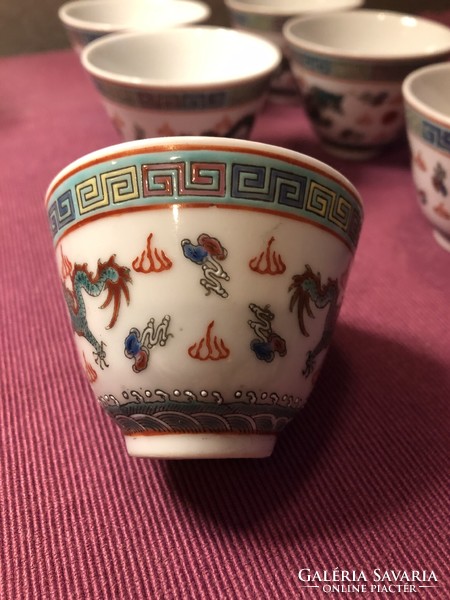 Chinese porcelain rice bowl, 6 pcs