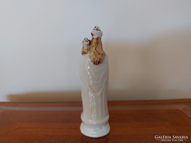 Old porcelain grace object Mary Jesus statue 9 cm