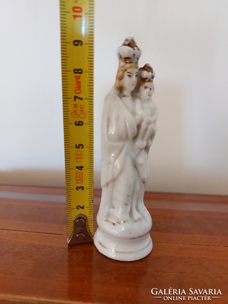 Old porcelain grace object Mary Jesus statue 9 cm