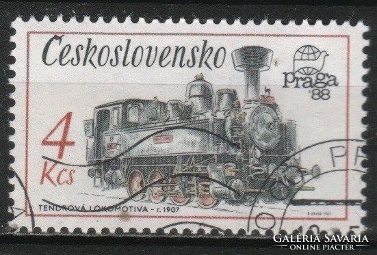 Vasút 0052 Csehszlovákia  Mi 2913      0,40 Euró