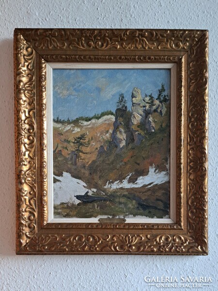 László Báró Mednyánszky: spring in the Tatras