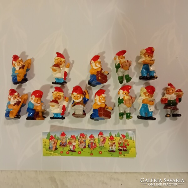 Kinder figurines complete series / old dwarf line 1992