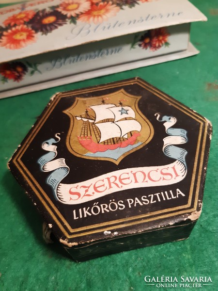 Régi Szerencsi bonbon dobozok