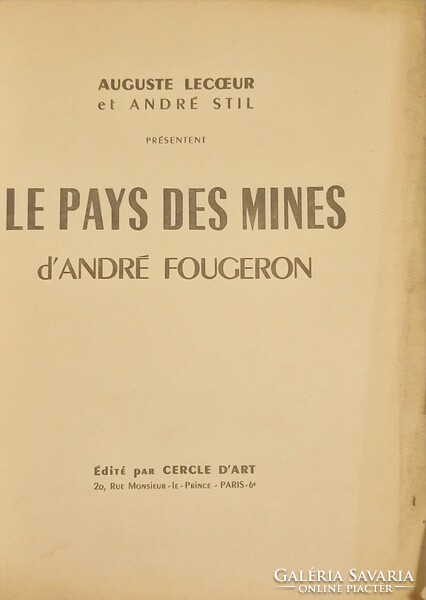 Les pays des mines by André Fougeron