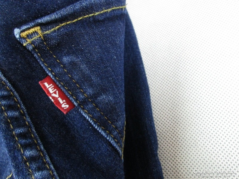 EREDETI LEVIS MILE HIGH SUPER SKINNY (W26 / L30) NŐI SZTRECCSES FARMERNADRÁG