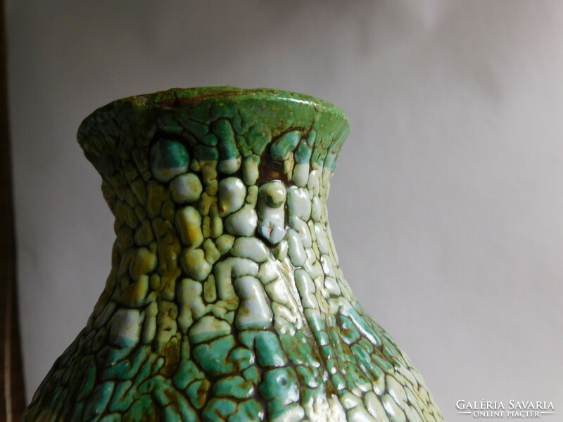 Károly Bán ceramic vase 34 cm - glued at the mouth