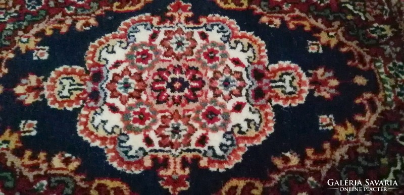 Ajtó elé való Tabriz, kis méretű kézi csomózású vastag tömött gyapjúszőnyeg