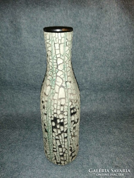 Retro kerámia váza 30 cm magas (A4)