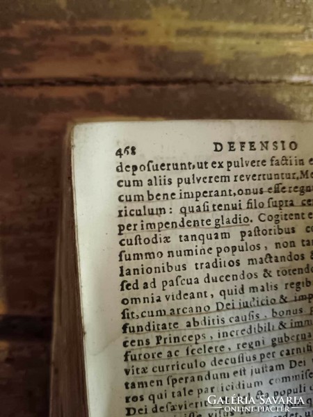 Antik Biblia, pergamen vagy vékony bőr kötésű biblia 1659-ből, jó állapotban, CAROLO I.