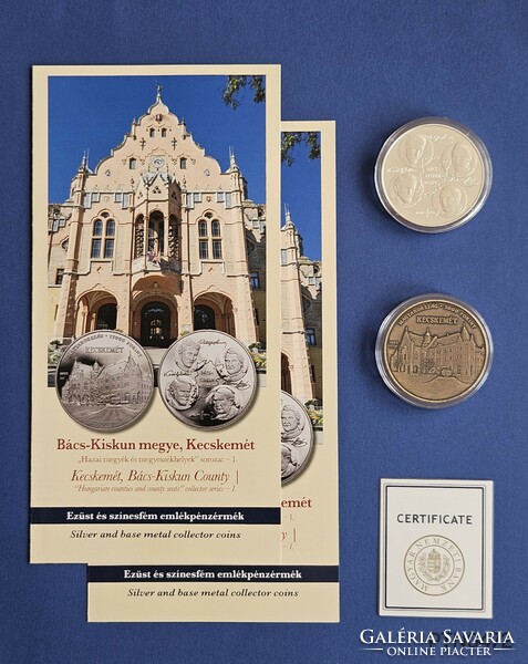 2022. Annual Bács-Kiskun County goat silver and non-ferrous metal commemorative coin unc