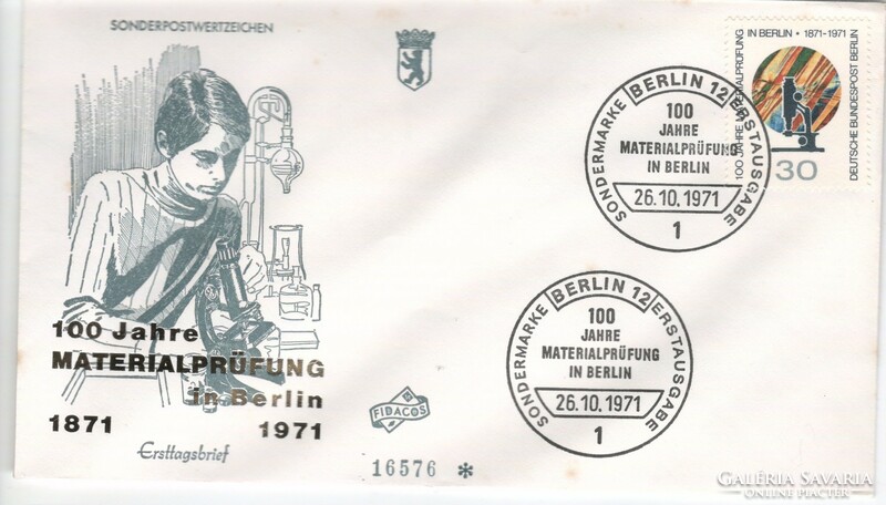 Emléklapok, FDC-k  0435 (Berlin) Michel 416   1,30 Euro